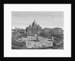 St. Peter's Square and Basilica by Anonymous