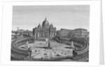 St. Peter's Square and Basilica by Anonymous