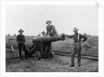 American Soldiers and Cannon During Philippine Insurrection by Anonymous