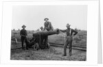 American Soldiers and Cannon During Philippine Insurrection by Anonymous