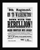 Civil War Poster Seeking Vermont 9th Infantry Recruits by Anonymous