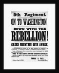 Civil War Poster Seeking Vermont 9th Infantry Recruits by Anonymous