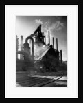 Blast furnance at the Bethlehem steel works in Pennsylvania. by Anonymous