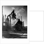 Blast furnance at the Bethlehem steel works in Pennsylvania. by Anonymous