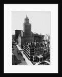Aerial View of the Crown Building and Vanderbilt Mansion, New York by Anonymous