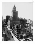 Aerial View of the Crown Building and Vanderbilt Mansion, New York by Anonymous