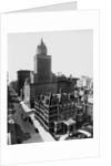 Aerial View of the Crown Building and Vanderbilt Mansion, New York by Anonymous