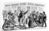 Nineteenth Century Lithograph of "Cheap Groceries" by Anonymous