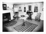 Parlor of the Edgar Allen Poe cottage, N.Y.C. Photo. J 232393, Dec. 17, 1918. by Anonymous