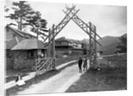 Wooden Gate at Resort by Anonymous