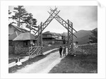 Wooden Gate at Resort by Anonymous