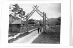 Wooden Gate at Resort by Anonymous