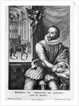 Portrait Engraving of Miguel de Cervantes Saavedra by George Vertue