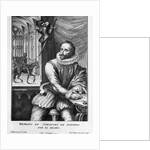 Portrait Engraving of Miguel de Cervantes Saavedra by George Vertue