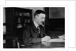 Secretary of State Henry L. Stimson Seated by Anonymous