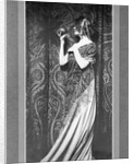 Woman in Long Gown Holding a Pomegranate by Anonymous