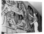 Works Progress Administration Artist Paints a Mural by Anonymous