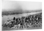 Aerial of Lower Manhattan and Hudson River by Anonymous
