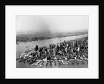 Aerial of Lower Manhattan and Hudson River by Anonymous