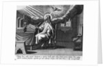 Engraving "Divina lucis radijs repente obumbrata..." by Anonymous