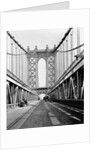Manhattan Bridge Tower and Roadway by Anonymous