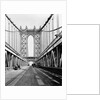 Manhattan Bridge Tower and Roadway by Anonymous