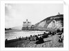 Crowds Enjoy the Beach Below the Cliff House by Anonymous