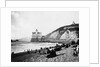 Crowds Enjoy the Beach Below the Cliff House by Anonymous