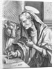 Engraving Saint Luke by Anonymous