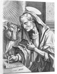 Engraving Saint Luke by Anonymous