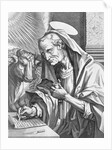 Engraving Saint Luke by Anonymous