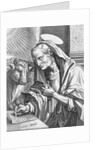 Engraving Saint Luke by Anonymous