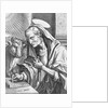 Engraving Saint Luke by Anonymous