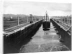 Ship in Gatun Lower Locks by Anonymous