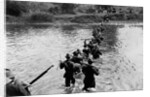 American Soldiers Crossing the Tuliahan River. by Anonymous