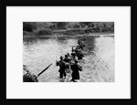 American Soldiers Crossing the Tuliahan River. by Anonymous
