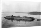 Flatboat on the Mississippi River by Anonymous
