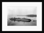 Flatboat on the Mississippi River by Anonymous