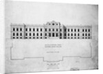 Sketch of Principal Front. Proposed Library Building by John Fraser