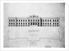 Sketch of Principal Front. Proposed Library Building by John Fraser