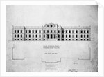 Sketch of Principal Front. Proposed Library Building by John Fraser