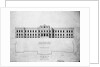 Sketch of Principal Front. Proposed Library Building by John Fraser