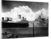 Ocean Liners in New York Port by Anonymous
