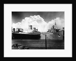 Ocean Liners in New York Port by Anonymous