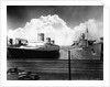 Ocean Liners in New York Port by Anonymous