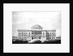 Watercolor Drawing of the U. S. Capitol by Anonymous