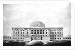 Watercolor Drawing of the U. S. Capitol by Anonymous