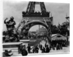 Crowds at The Eiffel Tower by Anonymous