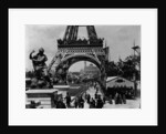 Crowds at The Eiffel Tower by Anonymous