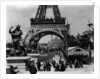 Crowds at The Eiffel Tower by Anonymous